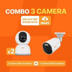 Combo 3 Camera (2 Play4 & 1 IQ4S)